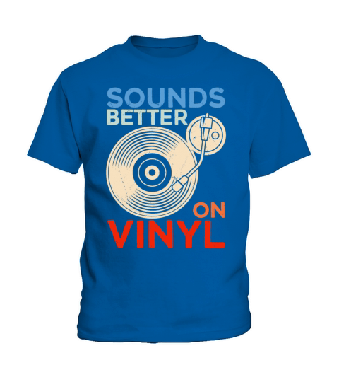 Vinyl DJ Music Record Men Vintage Kids T-Shirt