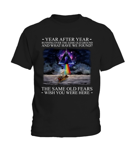 Wish You Were Here Delicate Sound Of Thunder Lyrics Pink Floyd shirt Kids T-Shirt