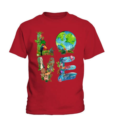 World Animal Day Love Shirt Protection Of Animals Kids T-Shirt