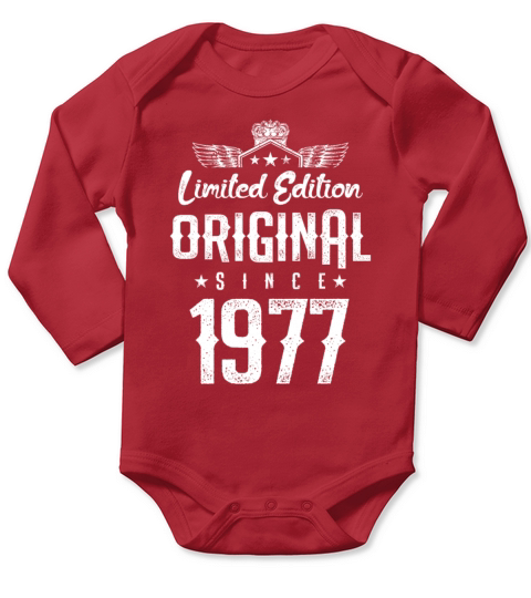 1977 limited edition Long Sleeve Baby One-Piece