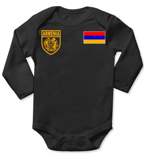 Armenia Armenian Jersey Long Sleeve Baby One-Piece
