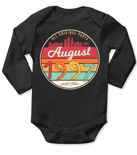 Born August 1997 Long Sleeve Baby One-Piece