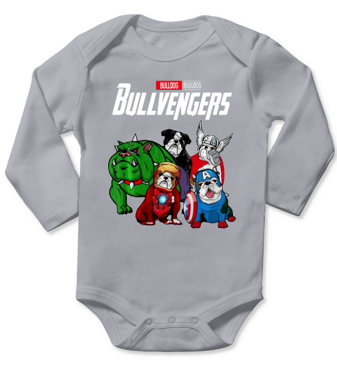 BULLDOG BULLVENGERS Long Sleeve Baby One-Piece