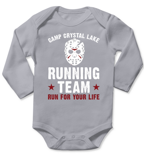 CAMP CRYSTAL LAKE RUNNING TEAM Long Sleeve Baby One-Piece