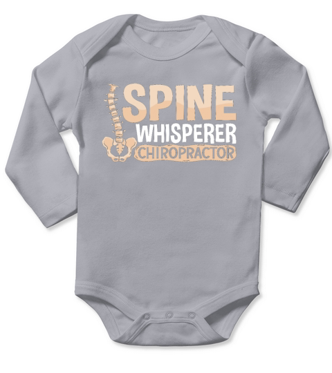 Chiropractic Spine Whisperer Chiropractor Chiro Long Sleeve Baby One-Piece