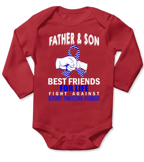 Father2  Sensory Processing Disorder Long Sleeve Baby One-Piece