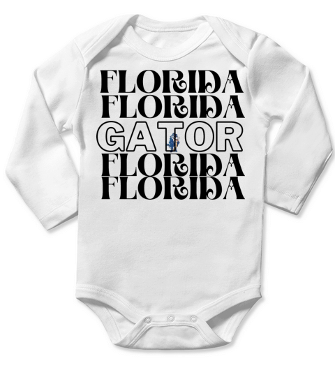 florida gator Long Sleeve Baby One-Piece