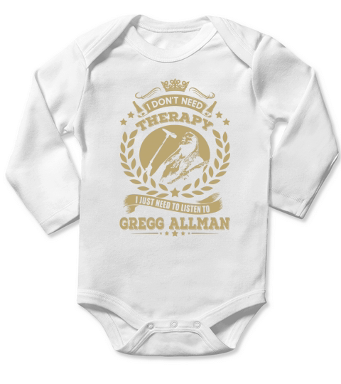 GREGG ALLMAN Tshirt Long Sleeve Baby One-Piece