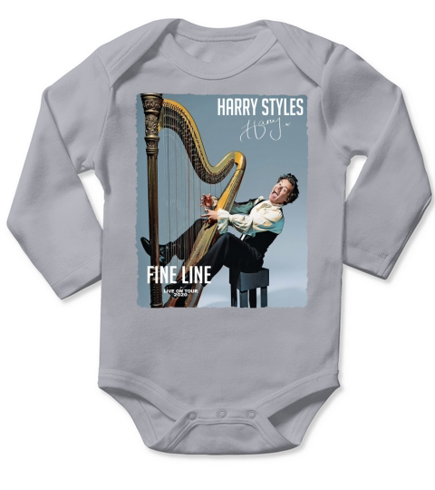HARRY STYLES - Unisex Long Sleeve Long Sleeve Baby One-Piece