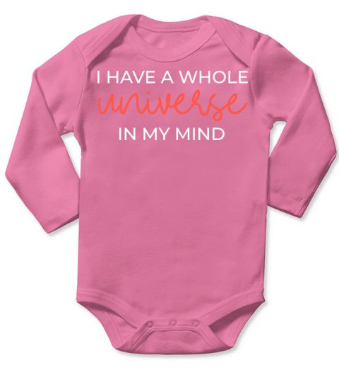 I have a whole universe in my mind Long Sleeve Baby One-Piece
