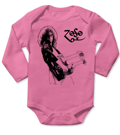 Jimmy Page Zoso T-shirt Long Sleeve Baby One-Piece