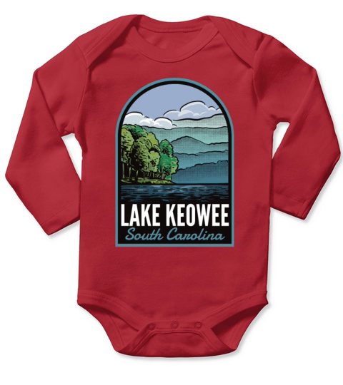 Lake Keowee South Carolina Long Sleeve Baby One-Piece