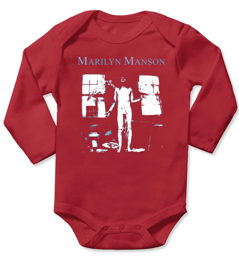 Marilyn Manson Long Sleeve Baby One-Piece