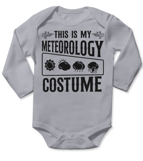 Meteorologist Weather Forecast Long Sleeve Baby One-Piece