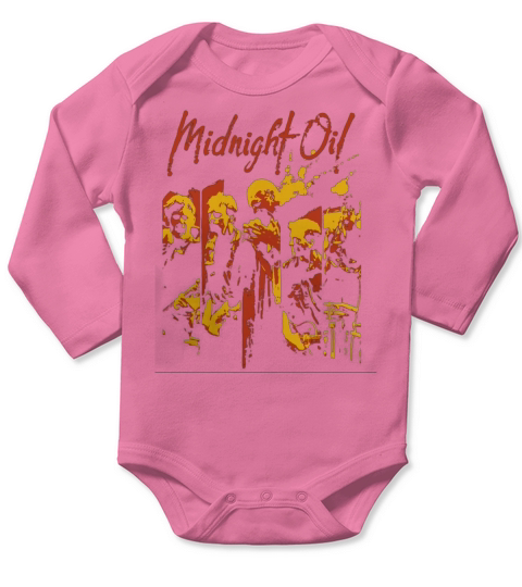 Midnight Oil Band  Tshirt Long Sleeve Baby One-Piece