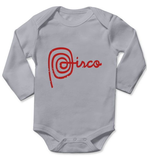 peru pisco logo marca peru Long Sleeve Baby One-Piece