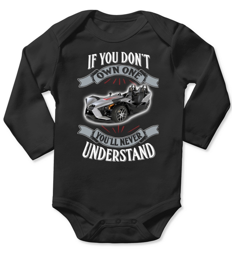 POLARIS SLINGSHOT SILVER Long Sleeve Baby One-Piece