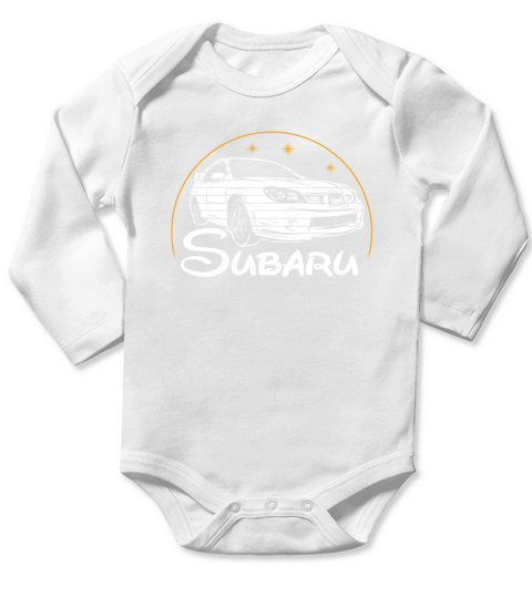Subaru Long Sleeve Baby One-Piece