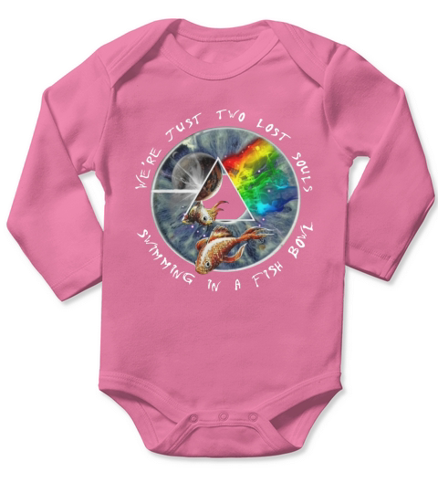 We’re just two lost souls swimming in a fishbowl Pink Floyd shirt Long Sleeve Baby One-Piece