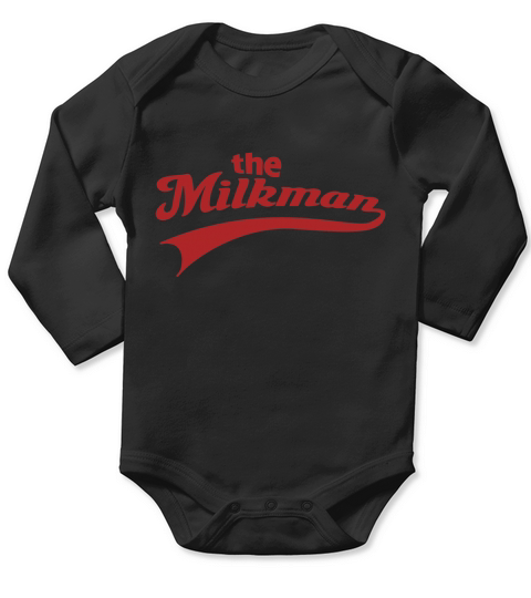 White Milkman Vintage Long Sleeve Baby One-Piece