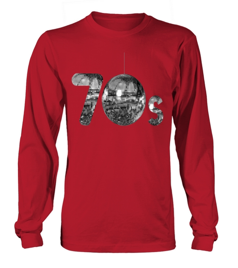 70s Silver Disco Long sleeved Unisex