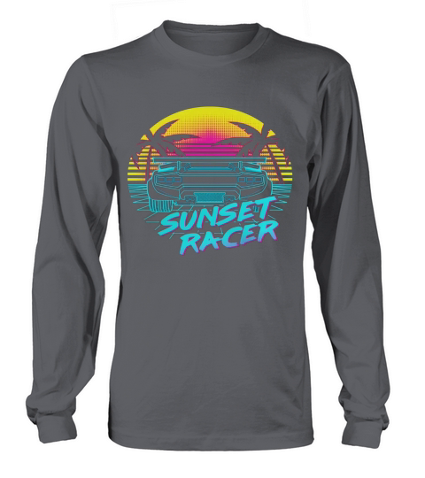 Cool Sunset Racer Shirt Long sleeved Unisex