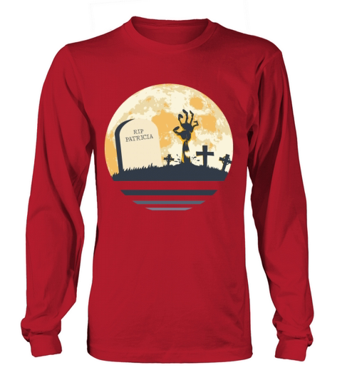 PATRICIA Grave Tombstone Halloween Zombie Spooky Long sleeved Unisex