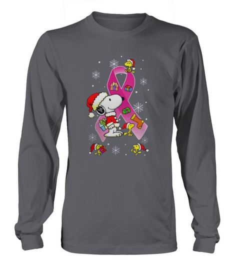 Snoopy Xmas Tshirt Long sleeved Unisex