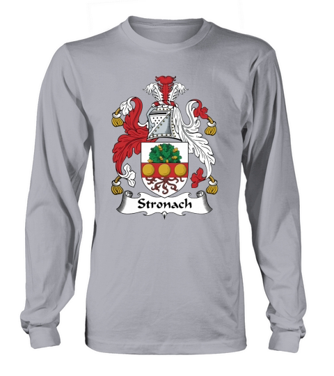 Stronach Family Crest Scottish Family Crests Long sleeved Unisex