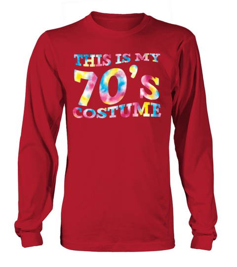This Is My 70s Costume 1970 Vintage Party 1970s Long sleeved Unisex