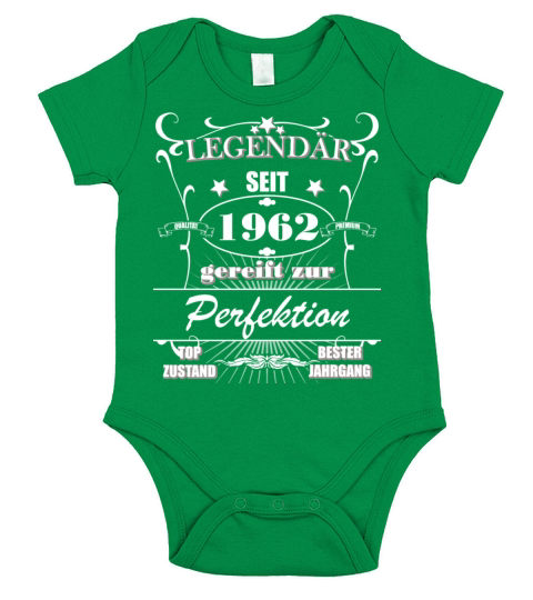 1962 Birthday Man 60 Years Decoration Funny 60s Short Sleeve Baby One-Piece