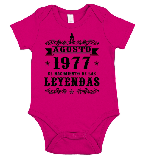 AGOSTO 1977 El Nacimiento De Las Leyendas Short Sleeve Baby One-Piece