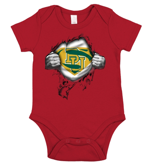 BAYLOR BEARS Superman TShirt Short Sleeve Baby One-Piece