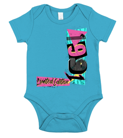 Birth year 1991 birthday 80s 90s Limited Edition Short Sleeve Baby One-Piece