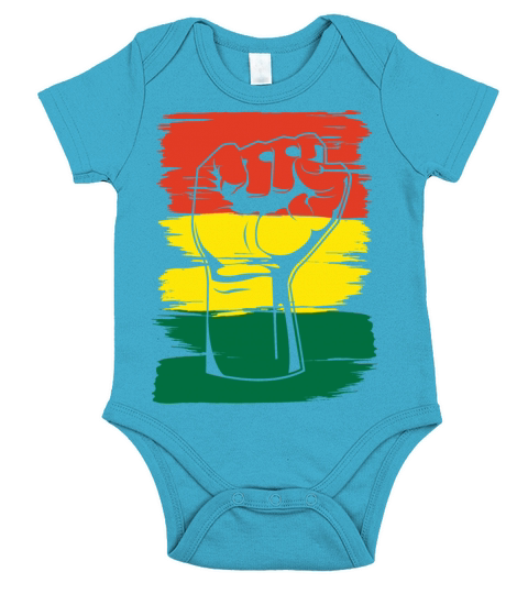 Black Proud African American for Juneteenth Short Sleeve Baby One-Piece