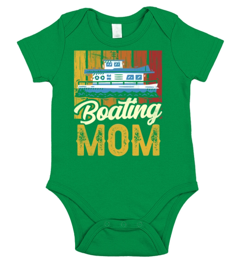 Boating Mom Yacht Boat Captain Ship Short Sleeve Baby One-Piece
