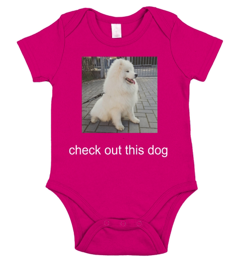 check out this dog shirt wow Short Sleeve Baby One-Piece