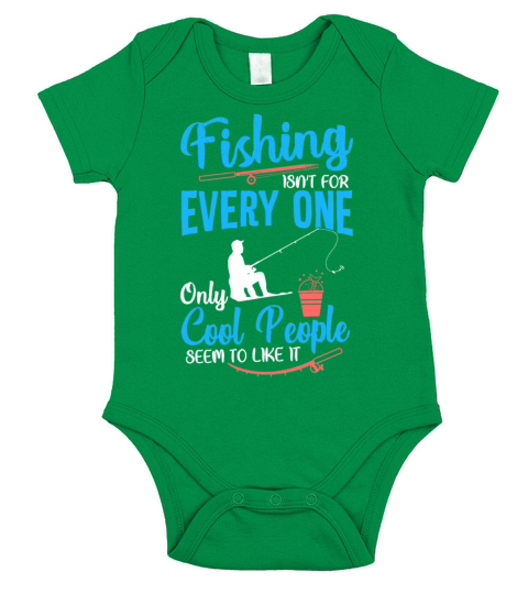 Fishing in t for every one only cool people tee Short Sleeve Baby One-Piece