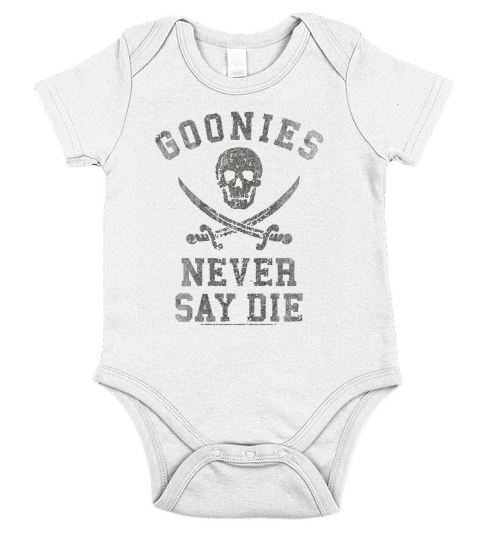 GOONIES GOONIES NE DITES JAMAIS DIE TYPE ATHLÉTIQUE Short Sleeve Baby One-Piece