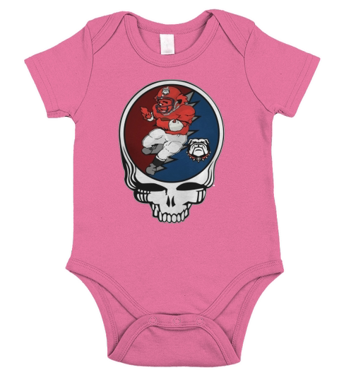 GratefulDead Tshirt Georgia Bulldogs Short Sleeve Baby One-Piece