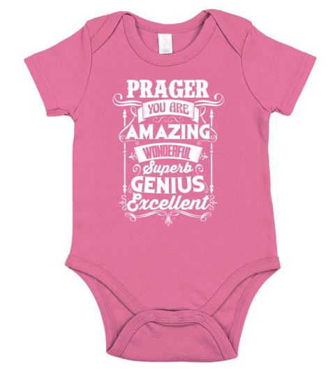 Great To Be PRAGER Tshirt Short Sleeve Baby One-Piece