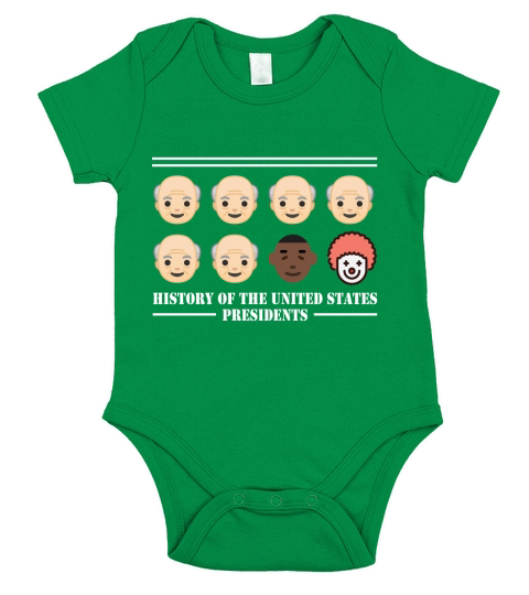 History of us president Short Sleeve Baby One-Piece
