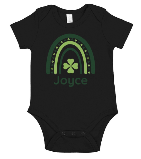 Joyce Clover Boho Rainbow Short Sleeve Baby One-Piece
