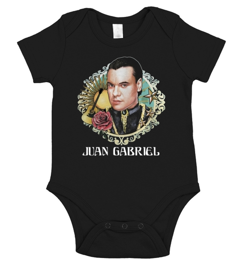 Juan Gabriel Flower Short Sleeve Baby One-Piece
