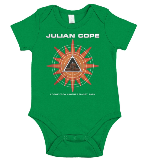 Julian Cope singer Tshirt Short Sleeve Baby One-Piece