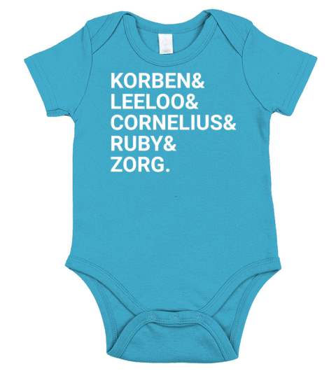 Korben And Leeloo And Cornelius And Ruby And Zorg Short Sleeve Baby One-Piece
