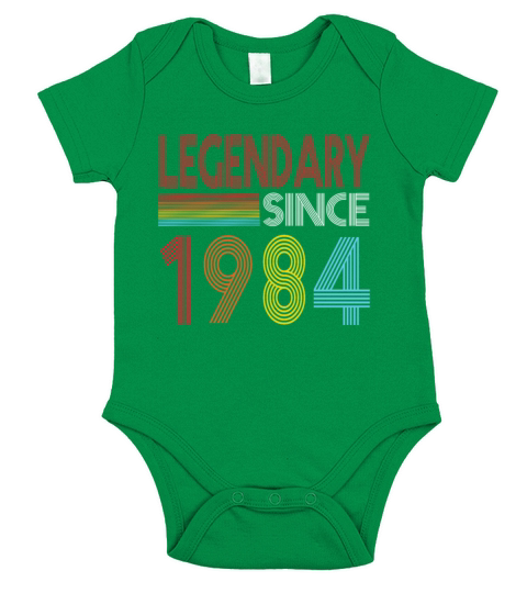 Legendary Since 1984 Short Sleeve Baby One-Piece