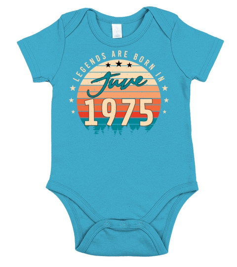 Original June 1975 Short Sleeve Baby One-Piece