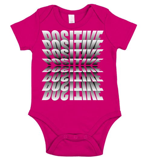 positive Short Sleeve Baby One-Piece