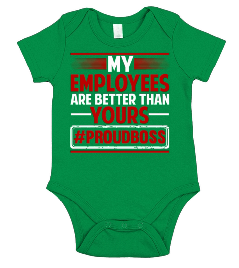 Proud Supervisor Employee Funny Short Sleeve Baby One-Piece